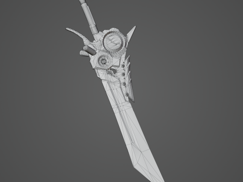 Sci fi blade Model 3D