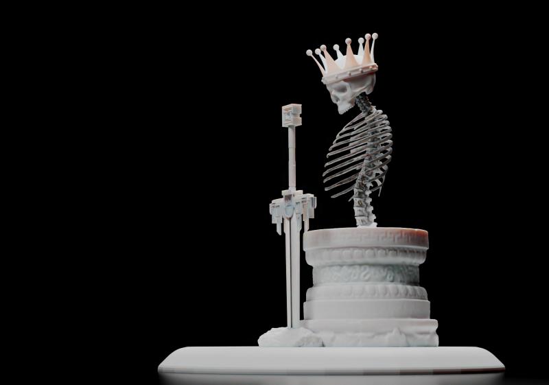 Ancient statue Modelo de impresión 3D .c4d .max .obj .3ds .fbx .stl .blend