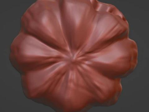 Pumpkin STL key block 3D Print Model