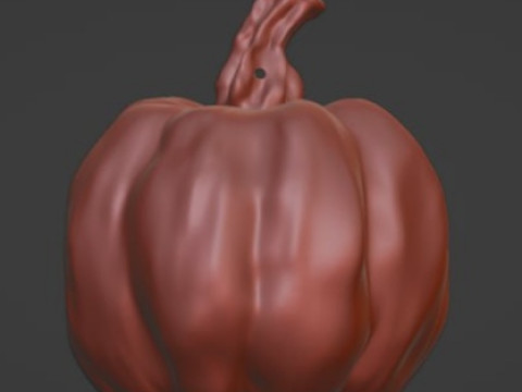 Pumpkin STL Halloween pumpkin key block Modelo de impresión 3D