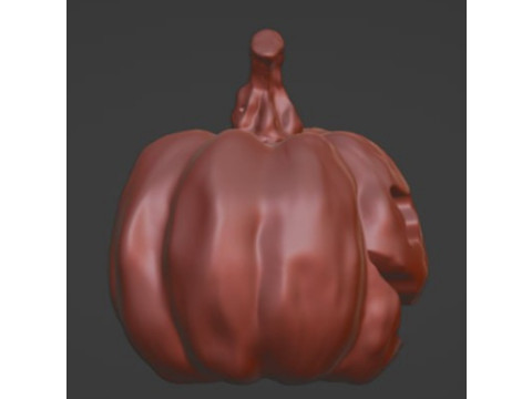 Pumpkin STL Halloween pumpkin key block Modelo de impresión 3D
