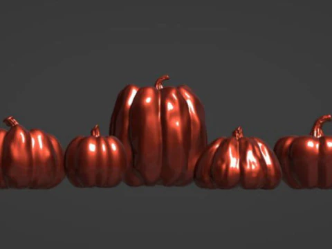 Pumpkin STl 3D Print Model