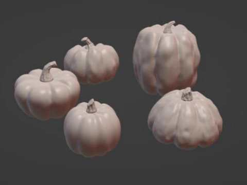 Pumpkin STl 3D Print Model