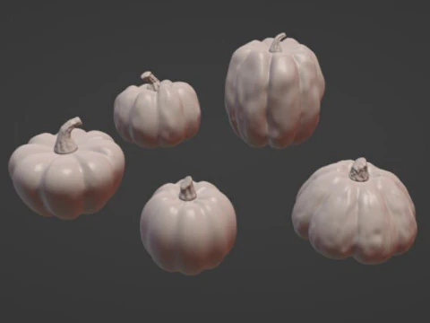 Pumpkin STl 3D Print Model