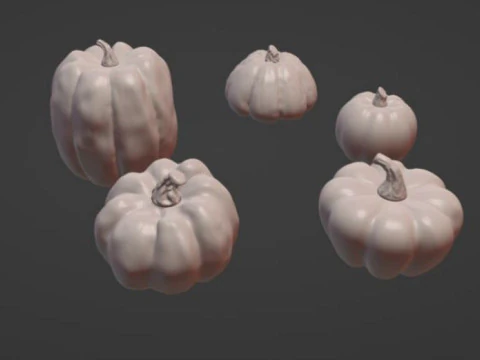 Pumpkin STl 3D Print Model