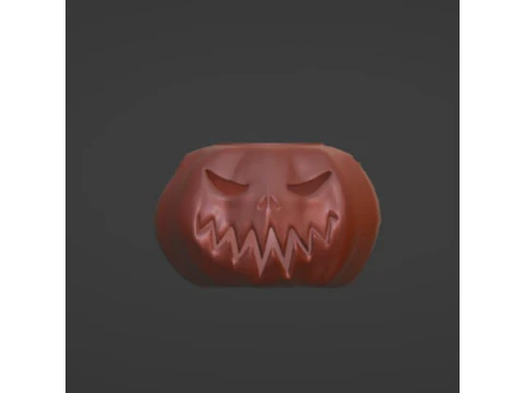 Jack-o-lantern pumpkin basket stl file 3D Print Model