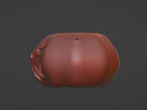 Jack-o-lantern pumpkin basket stl file 3D Print Model