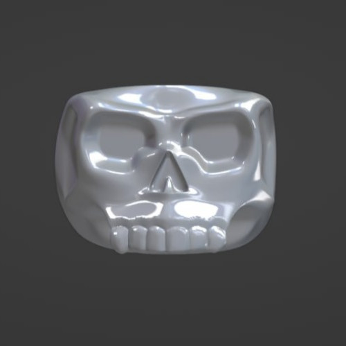 Pot skull Model do druku 3D .c4d .max .obj .3ds .fbx .stl .blend 