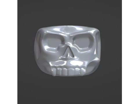 Pot skull 3Dプリントモデル
