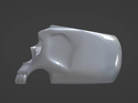 Pot skull 3D Print Model