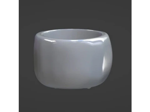 Pot skull 3D Print Model