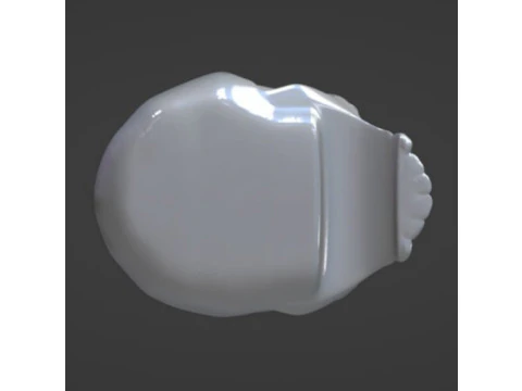 Pot skull 3D Print Model