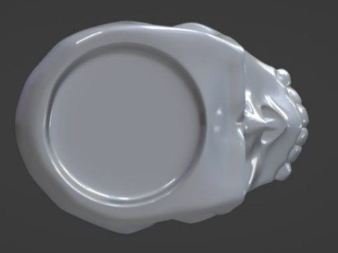 Pot skull Model do druku 3D