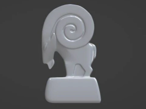 Ram model STL 3D Print Model