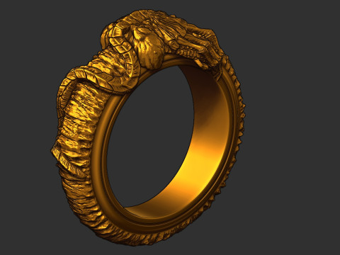 Facehugger ring 3D print model 3D Print Model