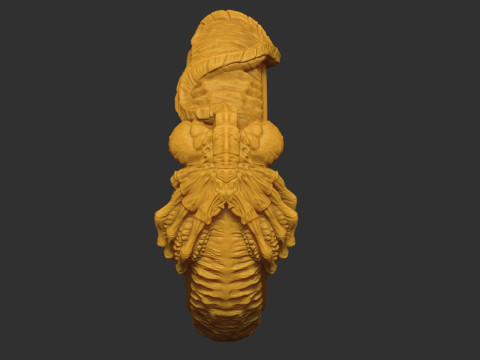 Facehugger ring 3D print model 3D Print Model