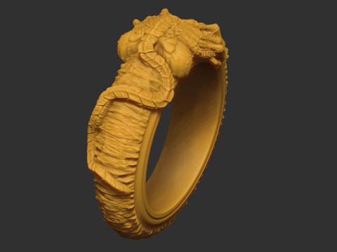 Facehugger ring 3D print model 3D Print Model