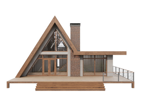 A-frame house 3 Modelo 3D