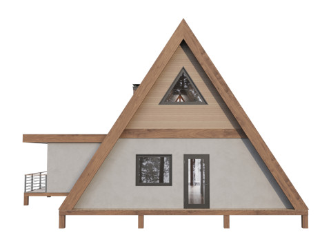A-frame house 3 Modelo 3D
