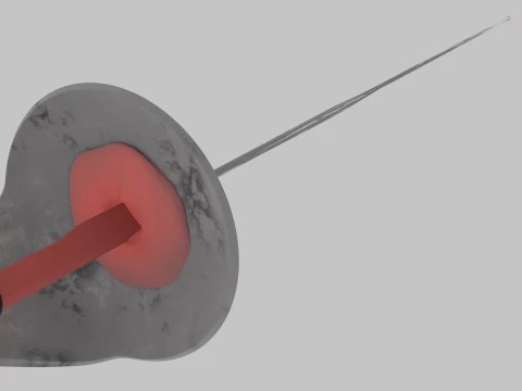 Sword for fencing 3D Model
