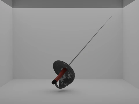 Sword for fencing 3D Model