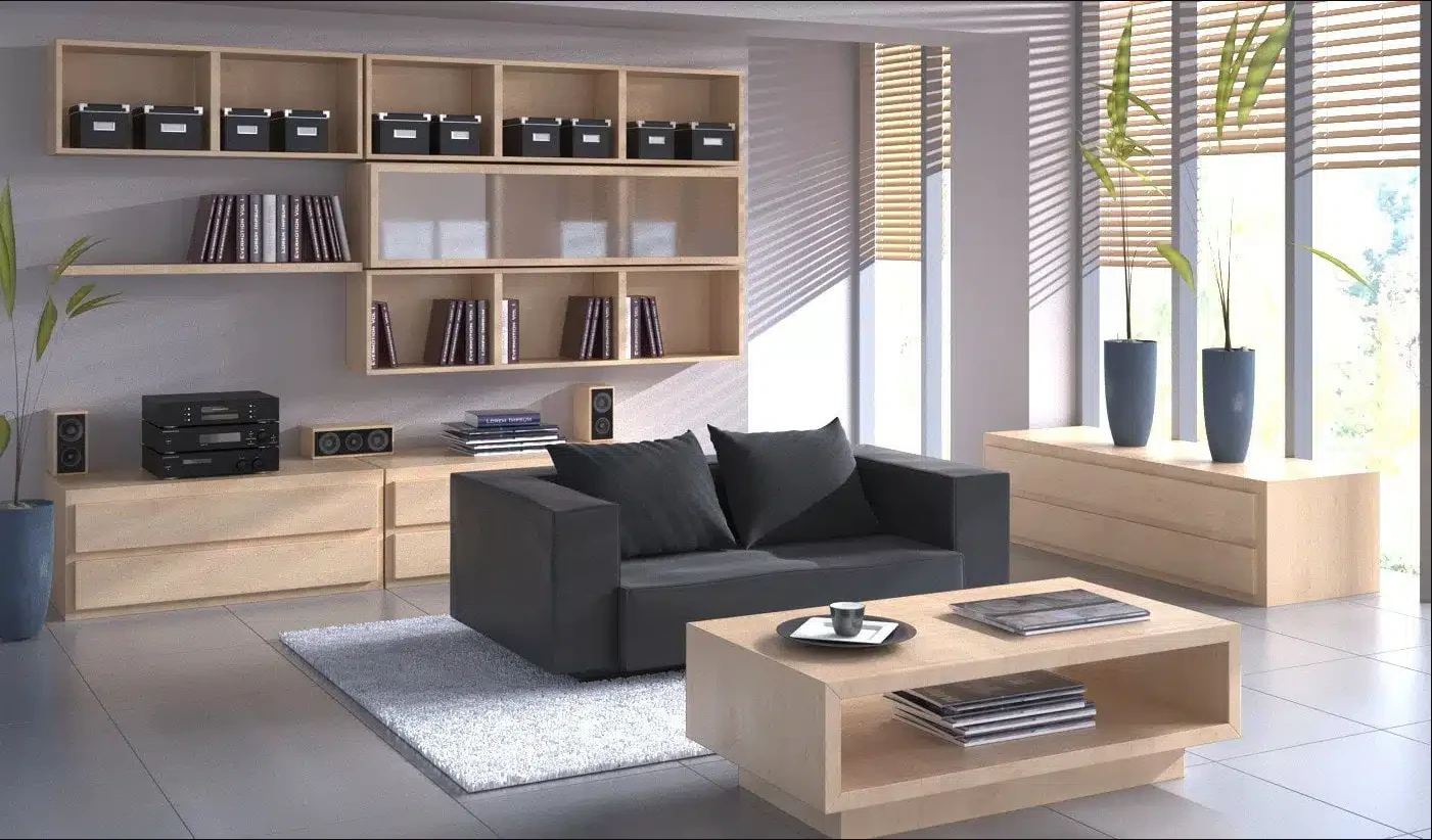 Livingroom Interior Scenes 3D Model .c4d .max .obj .3ds .fbx .stl .blend 