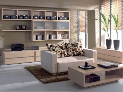 Livingroom Interior Scenes 3D Model