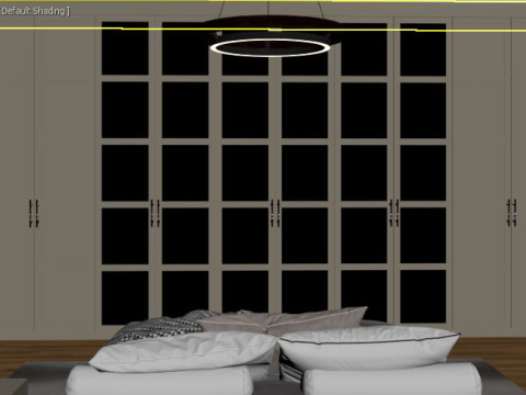 Luxury Bedroom Interior 3dsMax 2020 with Corona Render Model 3D