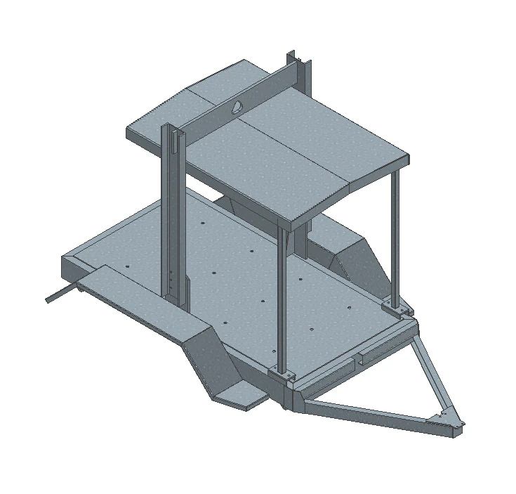 CONTRACTOR TRAILER 3D Model .c4d .max .obj .3ds .fbx .stl .blend 