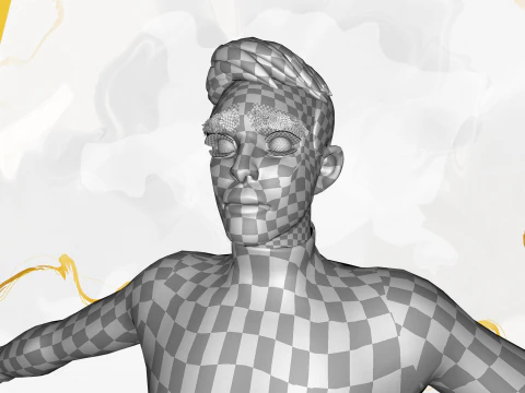 Stylized Young Male 3D Character for Animation 3D Model