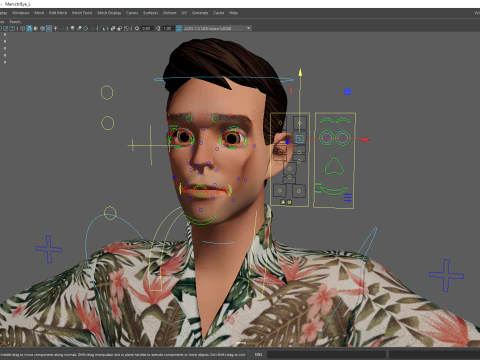 Cartoon Man Dancing stylized human 3D Model