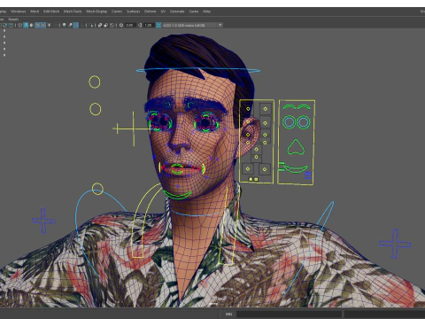 Cartoon Man Dancing stylized human 3D Model