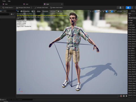 Cartoon Man Dancing stylized human 3D Model