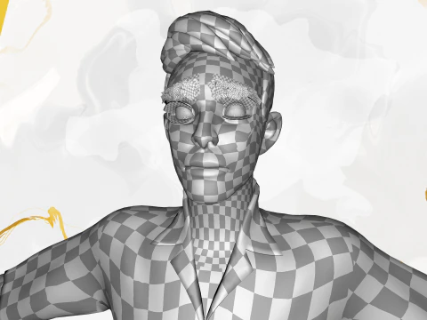 Cartoon Man Dancing stylized human 3D Model