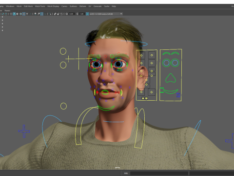 Stylized Classic cartoon man stylized figure 3D Model