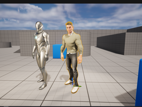 Stylized Classic cartoon man stylized figure 3D Model