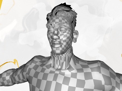 Stylized Classic cartoon man stylized figure 3D Model