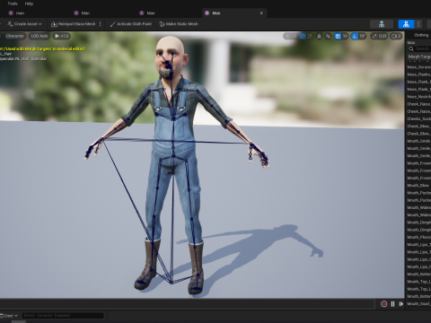 Country man character cartoon semi-realistic sculpture Modelo 3D