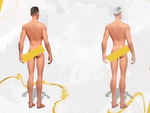 Man in Winter Outfit Stylized realistic character rig 3Dモデル