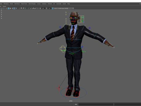 Toon Professional in Suit Businessman 3D मॉडल
