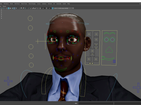 Toon Professional in Suit Businessman 3D मॉडल