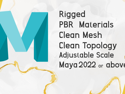 सर्दियों के कपड़ों के साथ कार्टून शैली वाली महिला, आरामदायक पोशाक 3D मॉडल