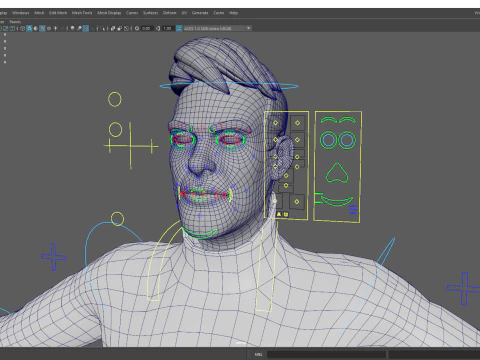Stylized Confident Male in Sweater stylized anatomy 3D Model