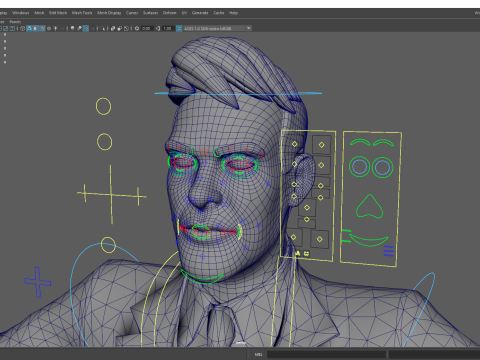 Toon Businessman in Suit Confident anime 3Dモデル