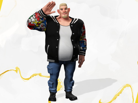 3d export et renderhub 3D Model