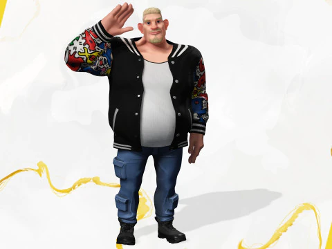 3d export et renderhub 3D Model