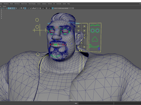 3d export et renderhub 3D Model