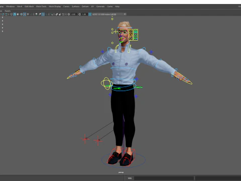 Toon Modern Man classic in Slim Fit Clothes 3D Model