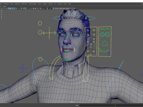 Cartoon Casual Man in Jeans and Sweater HQ 3D 模型