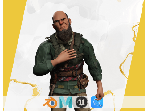 Wildlands Survivalis terrorist Mercenary 3D Model